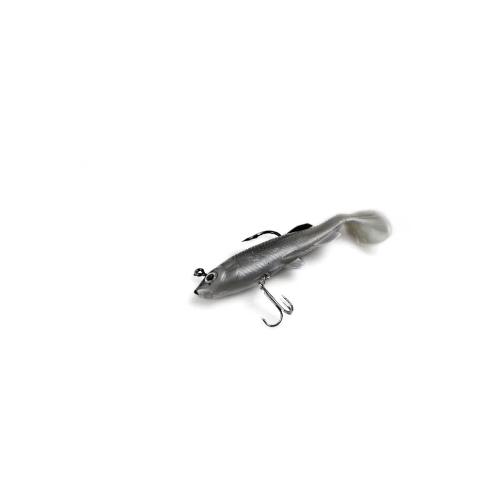 100 X Soft Plastic Vibe Freshwater Lures Mullet Flathead Jig Heads Cod Fishing