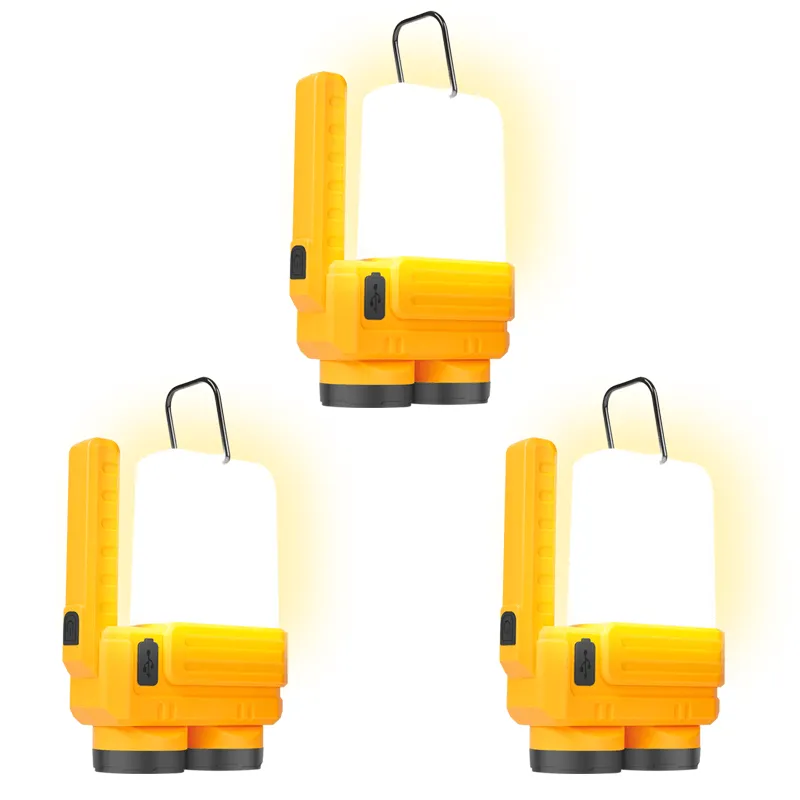 1000 Lumens Hanging Lantern Flashlight Rechargeable Handheld Spotlight