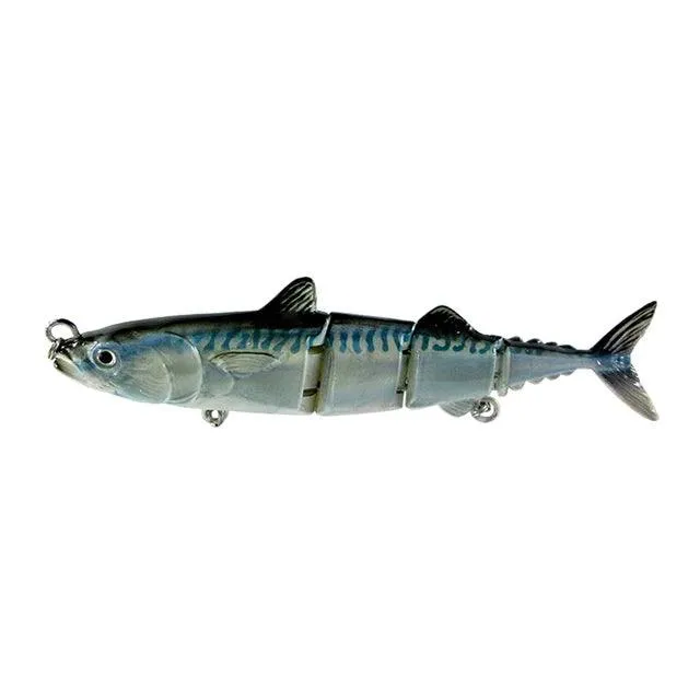 15cm 31g Sinking Wobblers Hard Jointed Bass Artificial Bait 4 Section Tuna Fishing Lures Swimbait