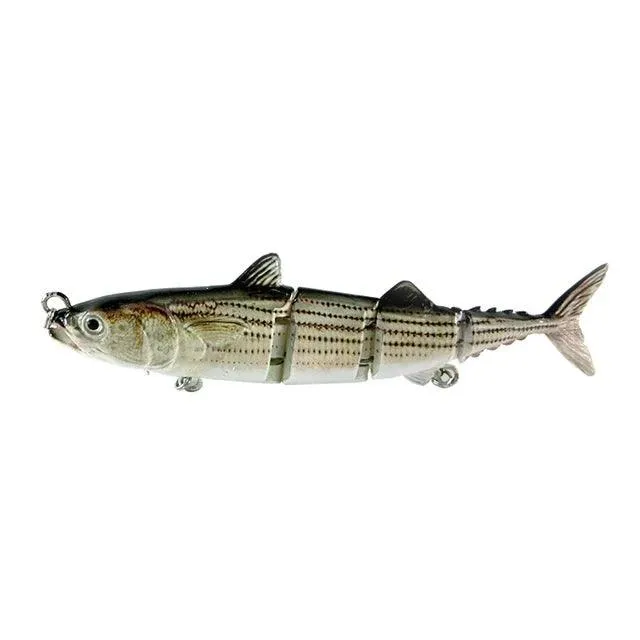 15cm 31g Sinking Wobblers Hard Jointed Bass Artificial Bait 4 Section Tuna Fishing Lures Swimbait