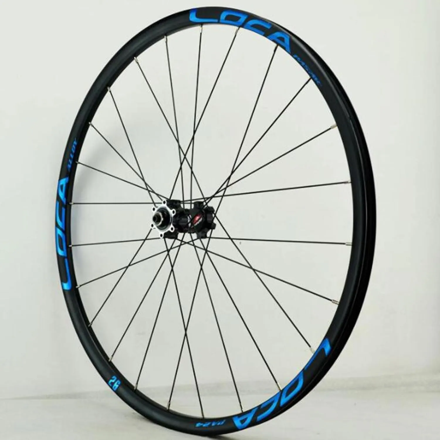 26 27.5 29in Mountain Bike Wheel Set,Micro Spline 12 Speed Aluminum Alloy Straight Pull 24 Holes Double Wall Ultra Light Rims Wheelset (Color : Blue, Size : 26inch)
