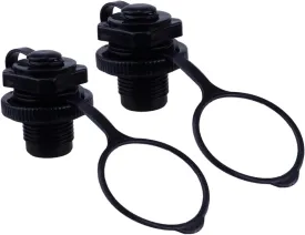 2Pcs Boat Air Valve Durable Inflatable Kayak Accessories with Screw for Air Caps Replacement for Inflatable Boats Rafts and Water
