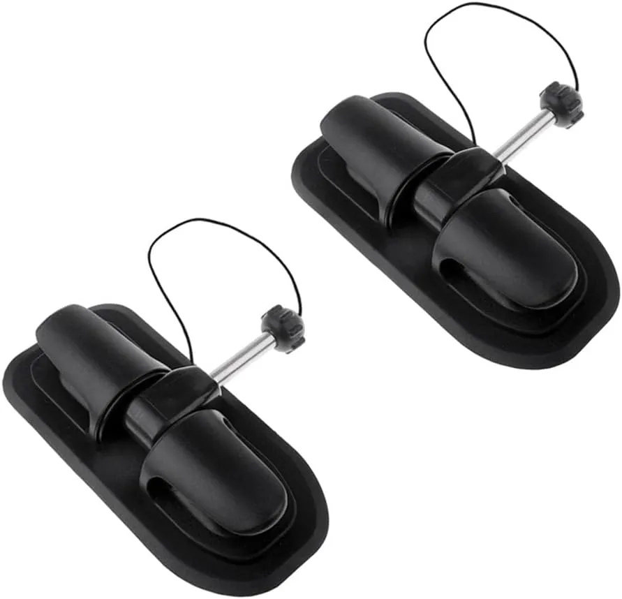 barenx 2 Pieces Replacement Kayak Oar Lock Patch Paddle Rod Lock Holder Canoe Raft Parts