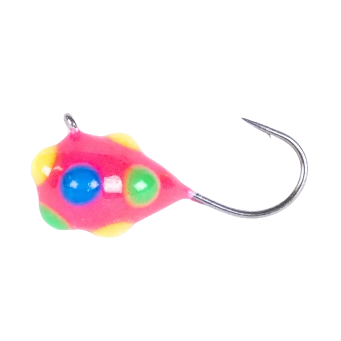 Confetti Drop Jig Head Tungsten Glow