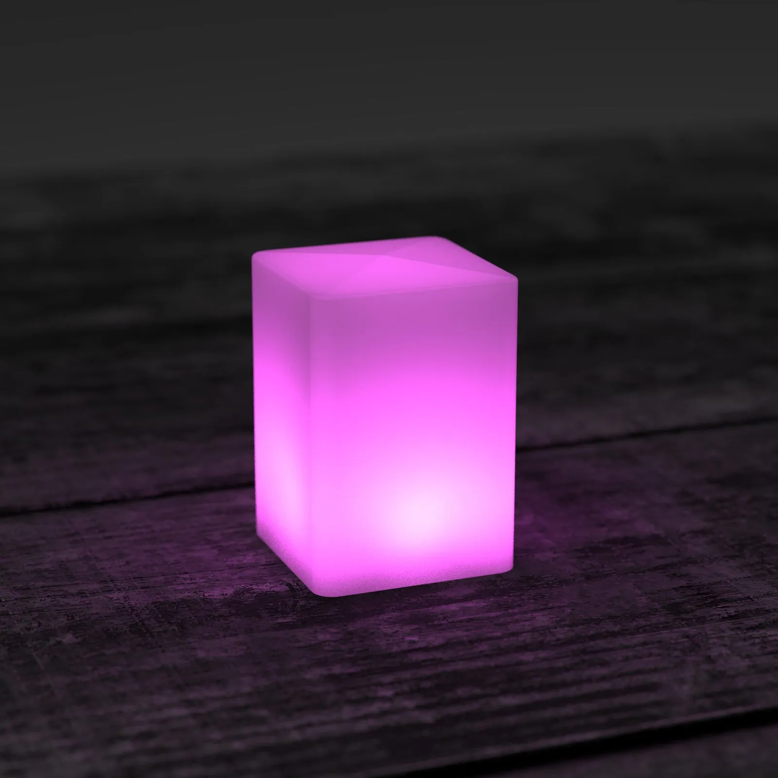 CUBOID IP65 Outdoor RGB LED Party Light  AC Charging with Remote Control