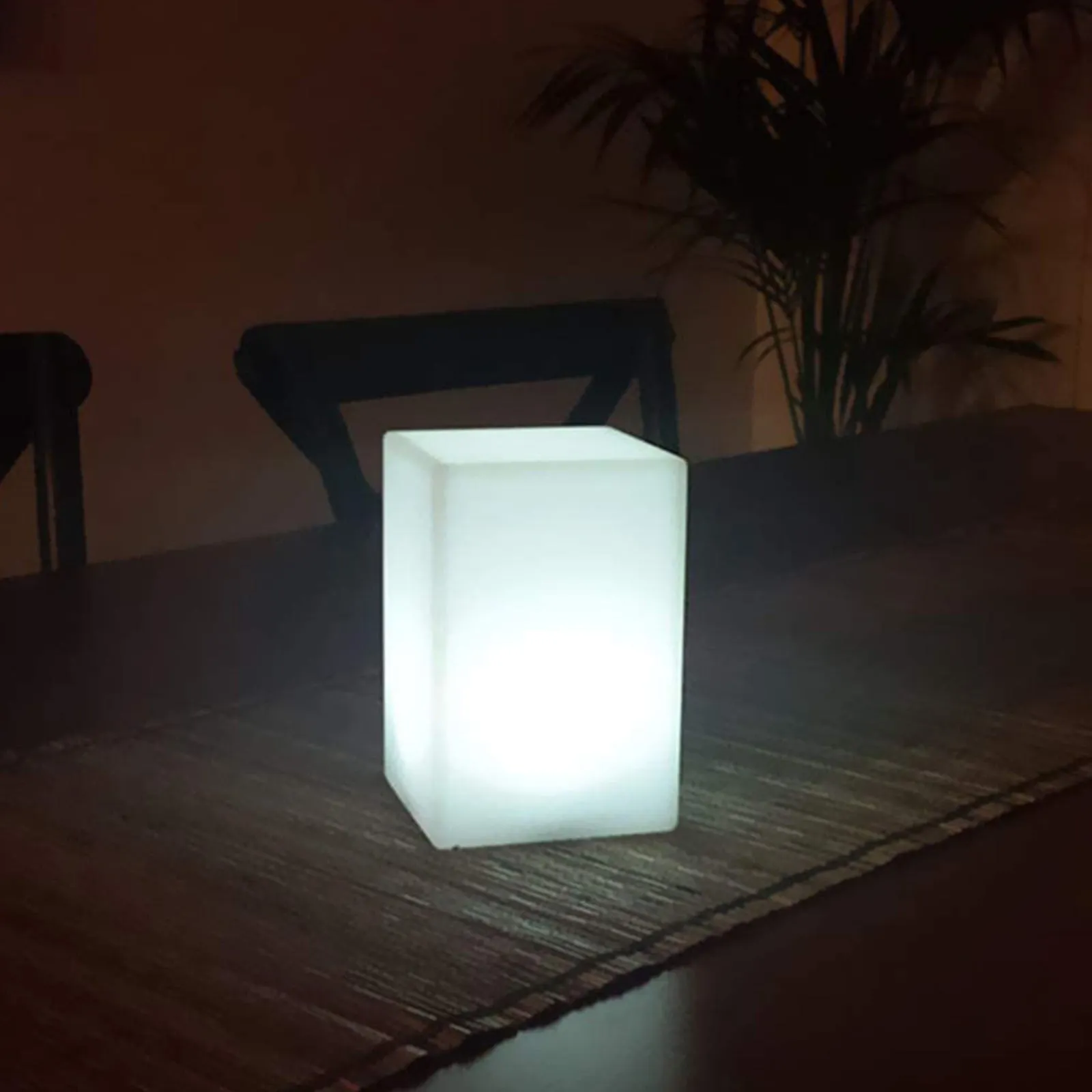 CUBOID IP65 Outdoor RGB LED Party Light  AC Charging with Remote Control