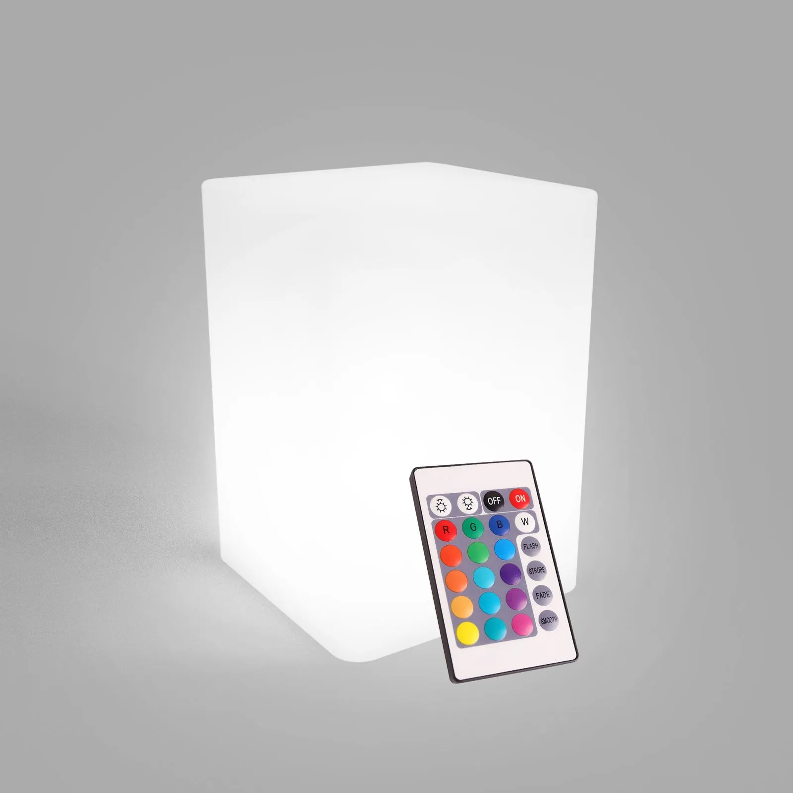 CUBOID IP65 Outdoor RGB LED Party Light  AC Charging with Remote Control