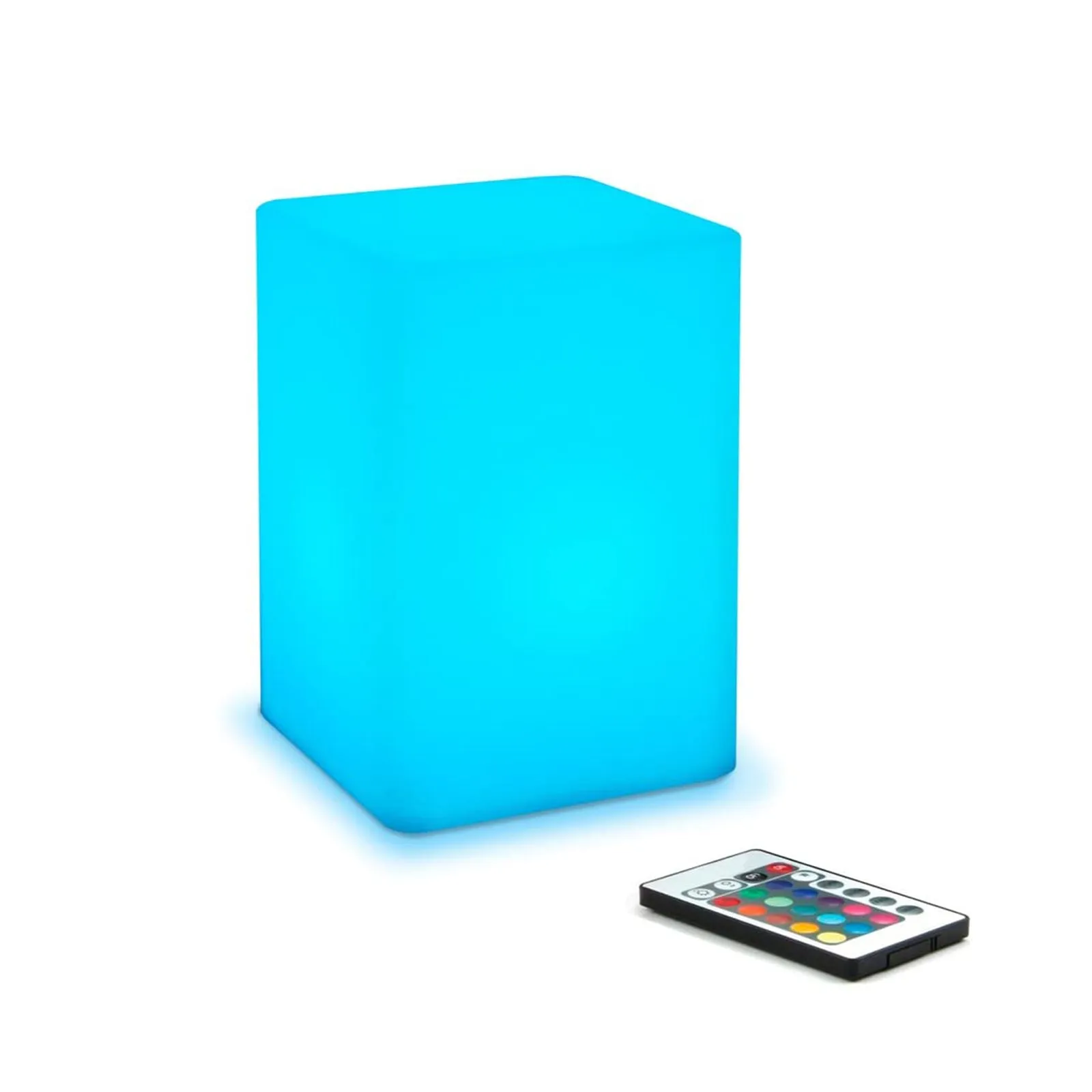CUBOID IP65 Outdoor RGB LED Party Light  AC Charging with Remote Control