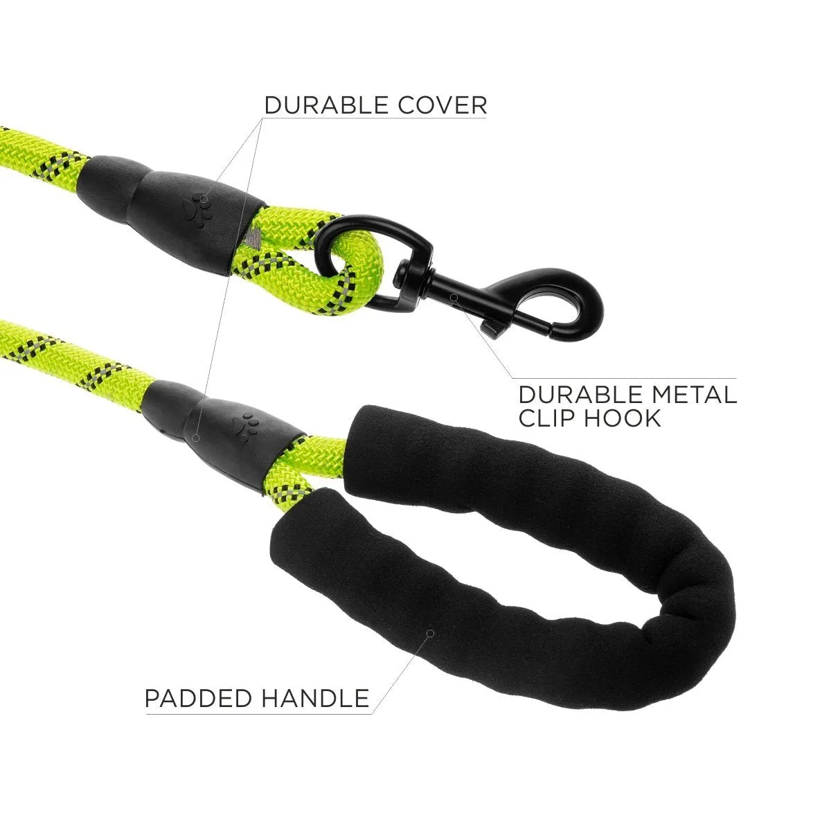 Dog Leash with Padded Handle 5ft