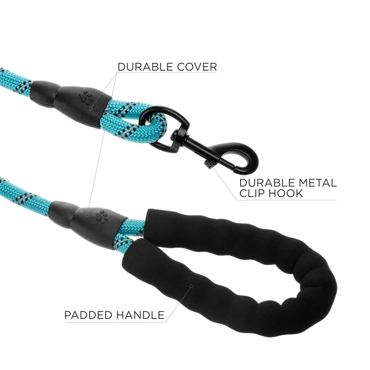 Dog Leash with Padded Handle 5ft