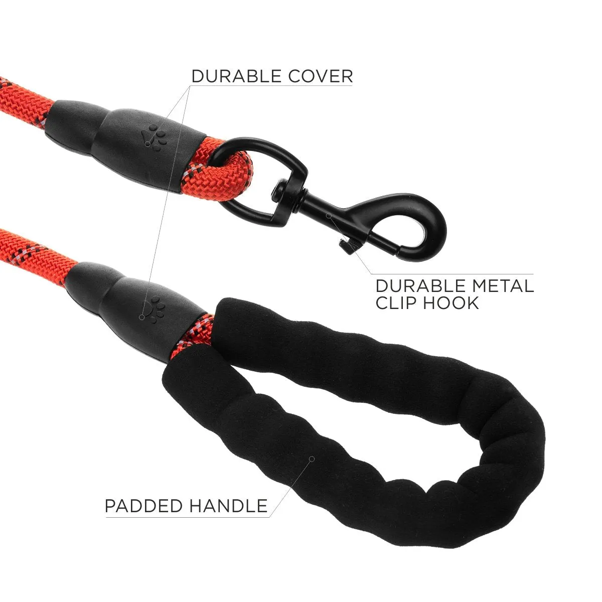 Dog Leash with Padded Handle 5ft