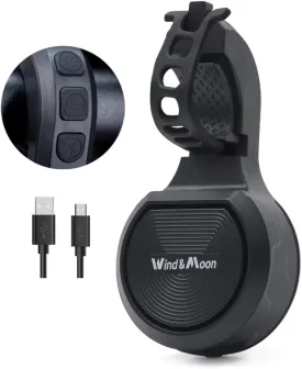 Electric Bike Horn with Remote Control Adjustable Volume Bike Alarm for Adult, Bicycle Bell with Long Battery Life,IPX6 Waterproof,for Mountain Bike/Electric Scooter