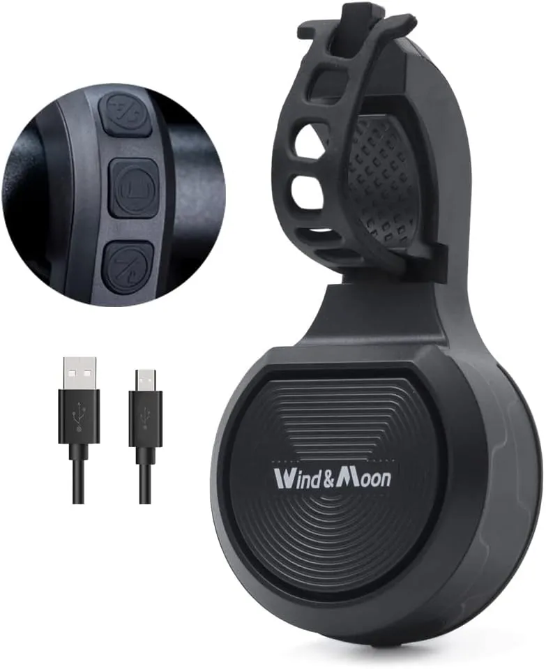 Electric Bike Horn with Remote Control Adjustable Volume Bike Alarm for Adult, Bicycle Bell with Long Battery Life,IPX6 Waterproof,for Mountain Bike/Electric Scooter