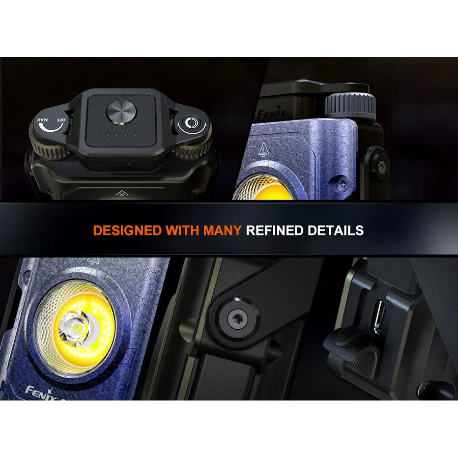 Fenix CL27R Multi-Beam Rechargeable Lantern 1600 Max Lumen - Blue Embossed Edition