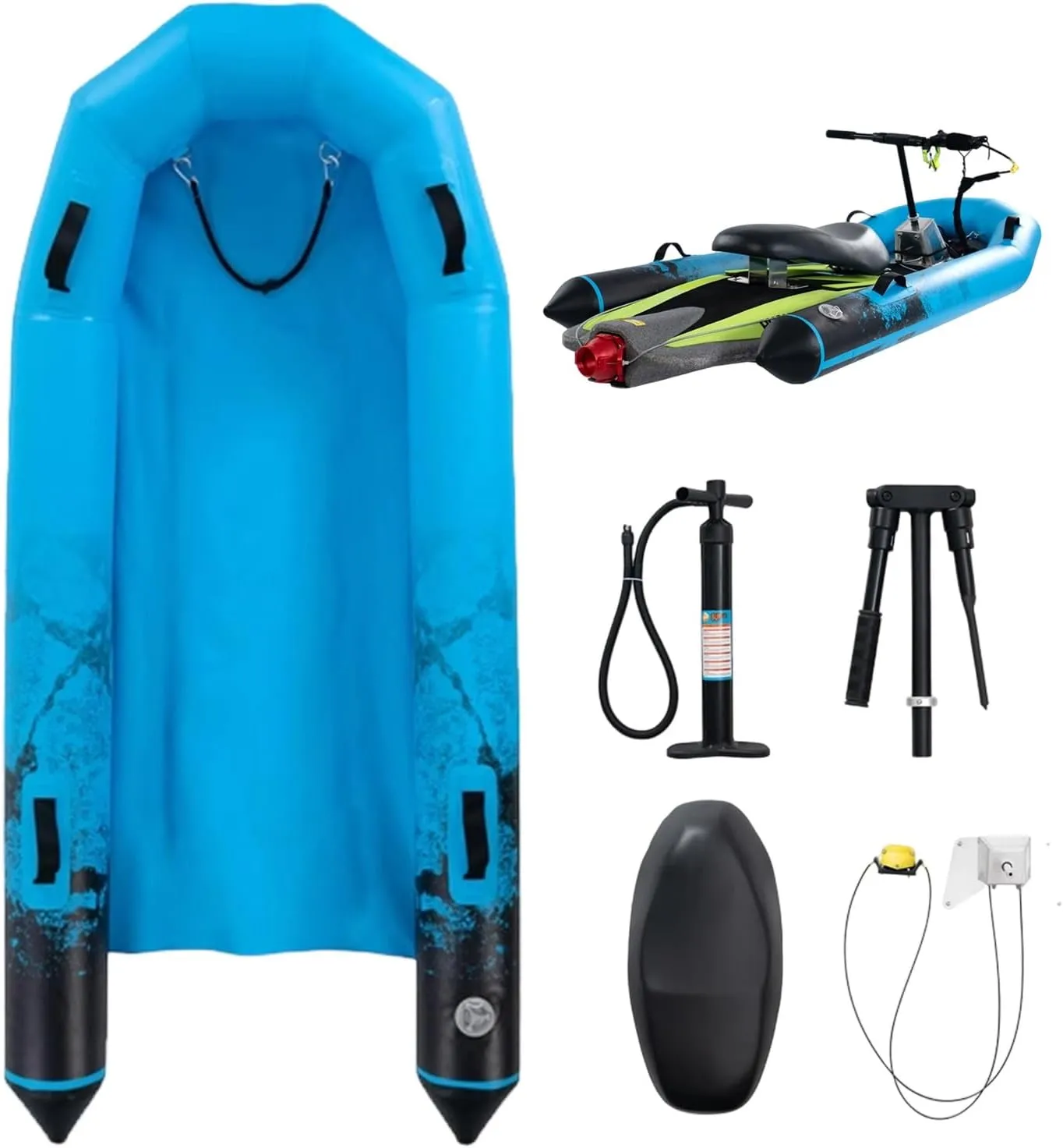 High-Speed Electric Surfboard Boat Accessory, Water Jet Surf Board for Hurricane15 & Knight15&Knight12, Combination Boat for Surf Boards Adults, Combi Boat for Electric Surfboard for Adult