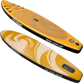 Inflatable Paddle Board for Adults, Stand up Paddle Board Inflatable with SUP Accessories, 11'33" Ultra Stable Sup Board, Fishing Blow up Paddle Boards with Paddle, Pump, Backpack, Fin