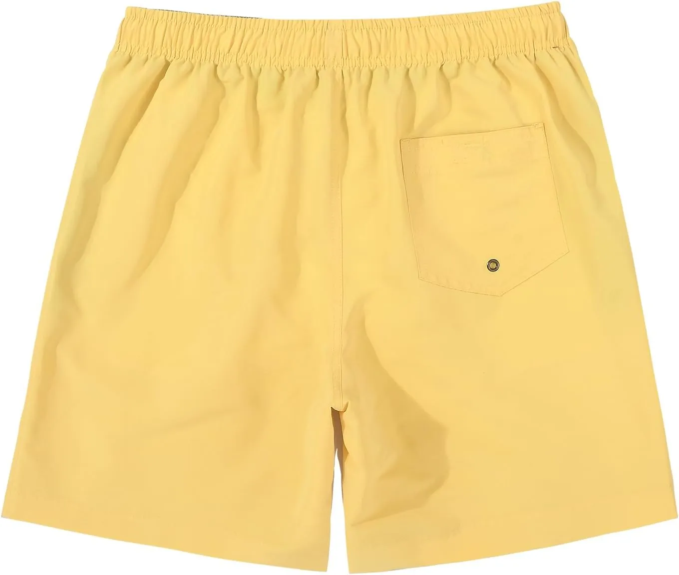JOYSON Mens Swim Trunks Quick Dry Swim Shorts with Mesh Lining Solid Color Swimwear Bathing Suits