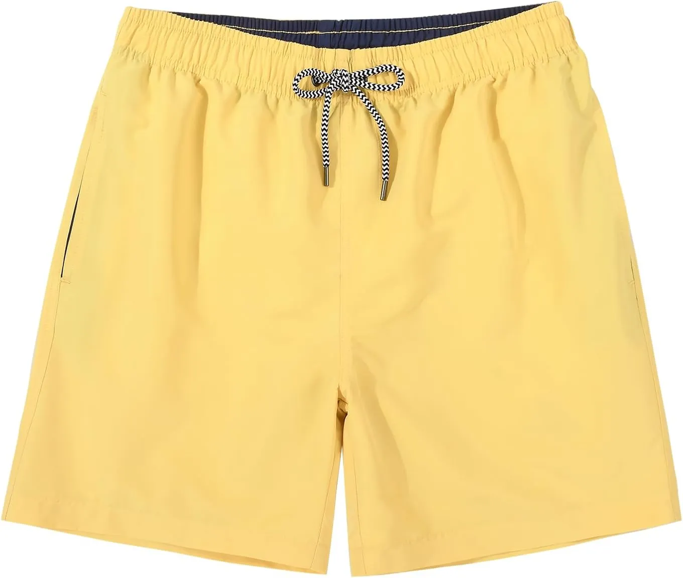 JOYSON Mens Swim Trunks Quick Dry Swim Shorts with Mesh Lining Solid Color Swimwear Bathing Suits