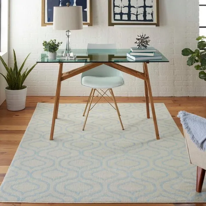 Jubilant JUB19 Ivory/Blue Rug