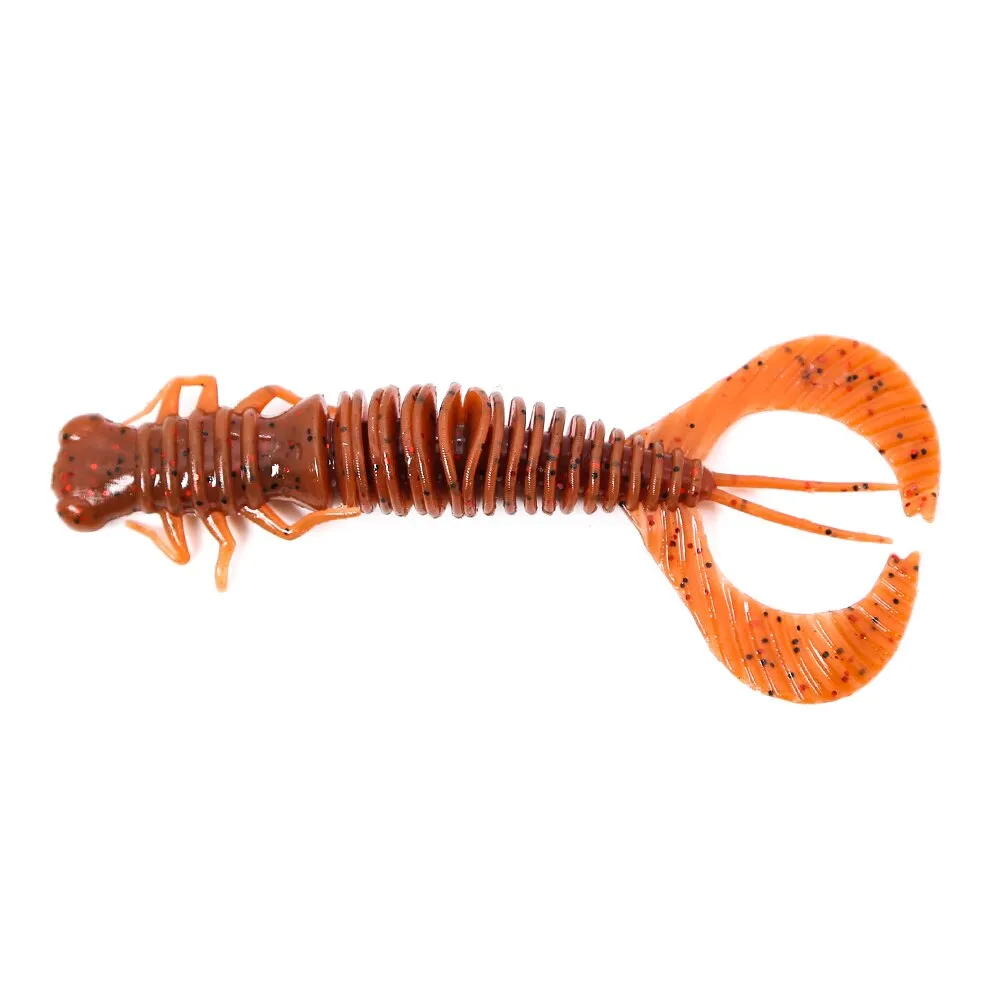 Larva Soft Fishing Lures   Artificial Lures Silicone Wobblers For Pike Swimbait Jigging Plastic Baits Worm