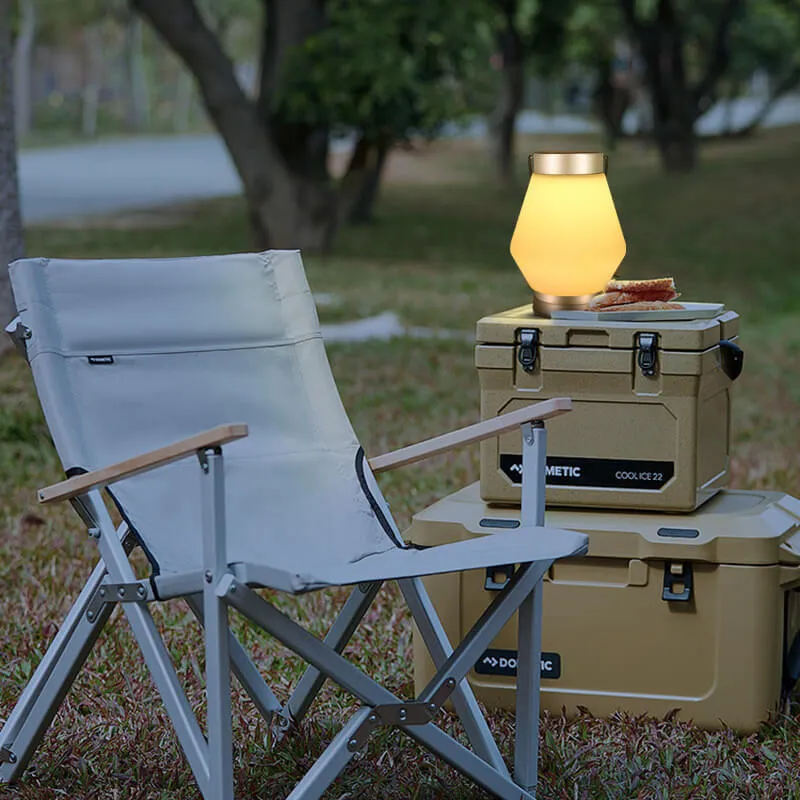 Outdoor Waterproof PE Lantern Shade LED Portable Camping Garden Light