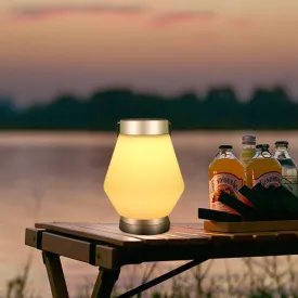 Outdoor Waterproof PE Lantern Shade LED Portable Camping Garden Light