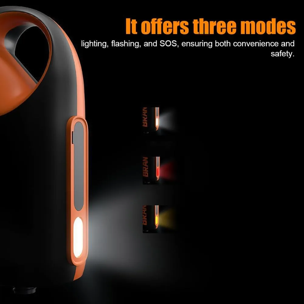 Portable Paddle Board Pump 20PSI High Pressure Electric Air Compressor Pump 18000mAh Power Bank Port Inflation and Deflation with LED 6 Nozzles for Inflatable Boat P Surfboard Stand-up