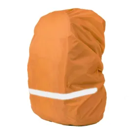 Reflective Light Waterproof Dustproof Backpack Rain Cover Portable Ultralight Shoulder Bag Protect Cover, Size:L(Orange)