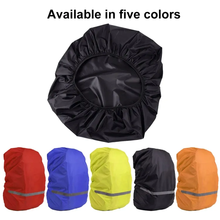 Reflective Light Waterproof Dustproof Backpack Rain Cover Portable Ultralight Shoulder Bag Protect Cover, Size:L(Orange)