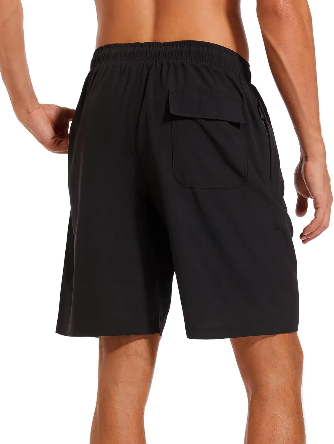 SILKWORLD Mens Swimming Shorts Quick Dry Beach Trunks Swimwear with Mesh Lining