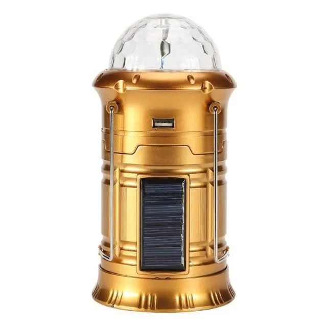Solar LED Camping light flame disco party karaoke party camping emergency light failure foldable portable Led Flashlight lantern