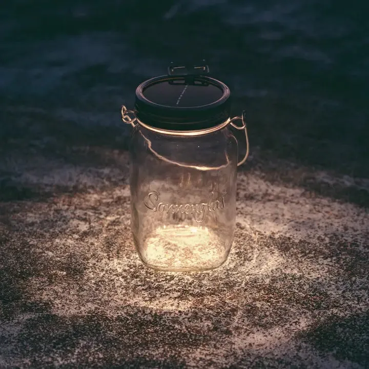Sonnenglas Mini Solar Jar Decorative Table Light (Set of 4)