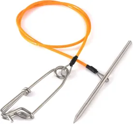 Stringer w/Shark Clip ||| Fish Holder for Scuba Diving and Freediving Quick Spearguns with Stainless Steel Cable Heavy Duty Kayak Fishing Big Game Clip Large Weight Belt Kit