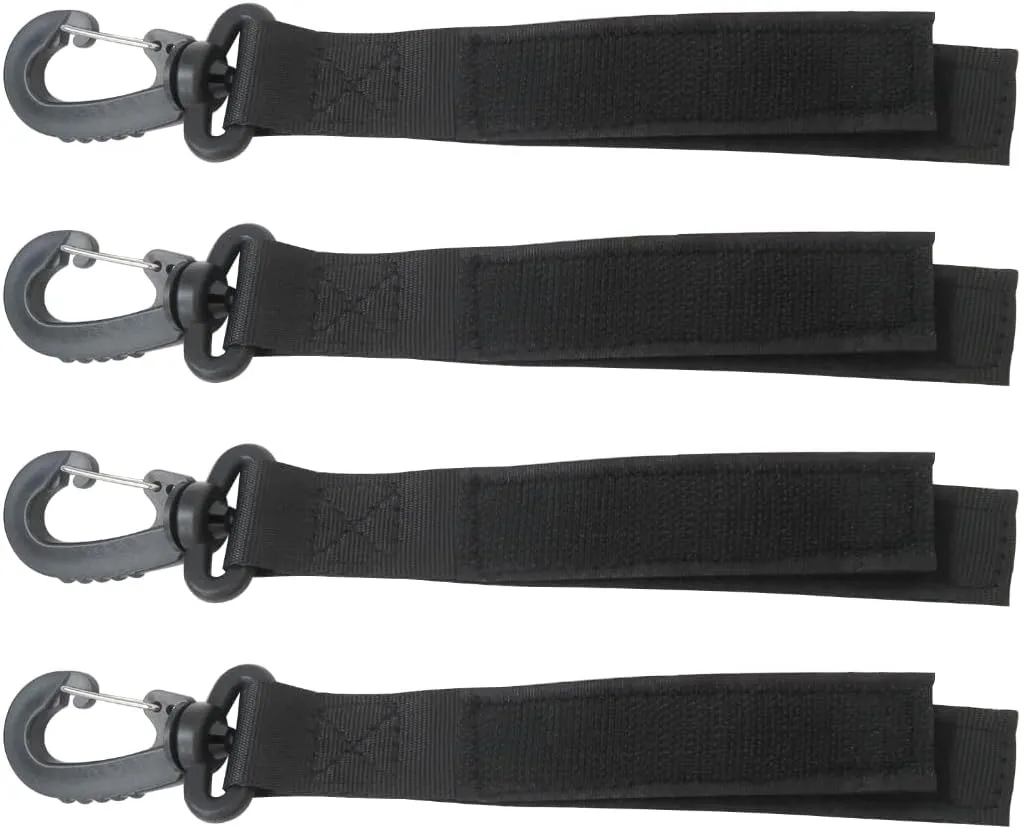 SUP Paddleboard Paddle Storage Clip Paddle Keeper Paddle Holder Kayak Boat Fishing Rod Holder Clip,Inflatable Boat Canoe Boat Paddle Oar Strap Webbing (Set of 4)