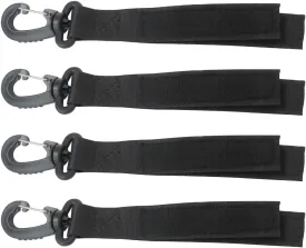 SUP Paddleboard Paddle Storage Clip Paddle Keeper Paddle Holder Kayak Boat Fishing Rod Holder Clip,Inflatable Boat Canoe Boat Paddle Oar Strap Webbing (Set of 4)