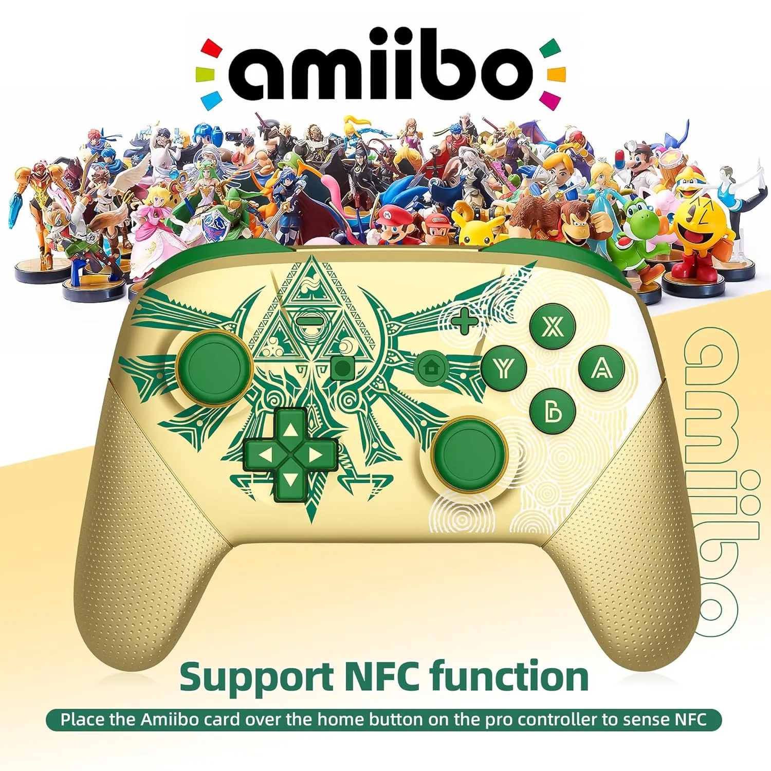 Switch Pro Controller, Wireless Switch Controllers with Carrying Storage Case, Upgraded Gamepad Switch Remote Replacement for Switch Controller Support NFC/Dual Vibration/Screenshot/Wake-up Function