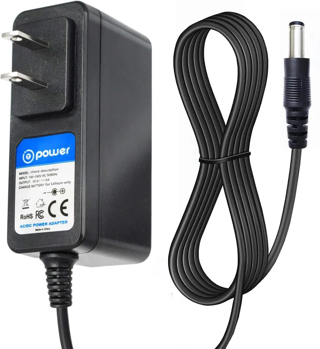 T POWER Charger for SereneLife SLPUMP50 16PSI, Tuomico HT-790 Inflating Paddle Rechargeable Electric SUP Air Pump Power Supply Ac Dc Adapter