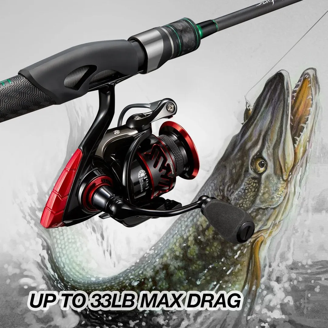 Ultra Smooth Powerful Carbon Fiber Spinning Reel