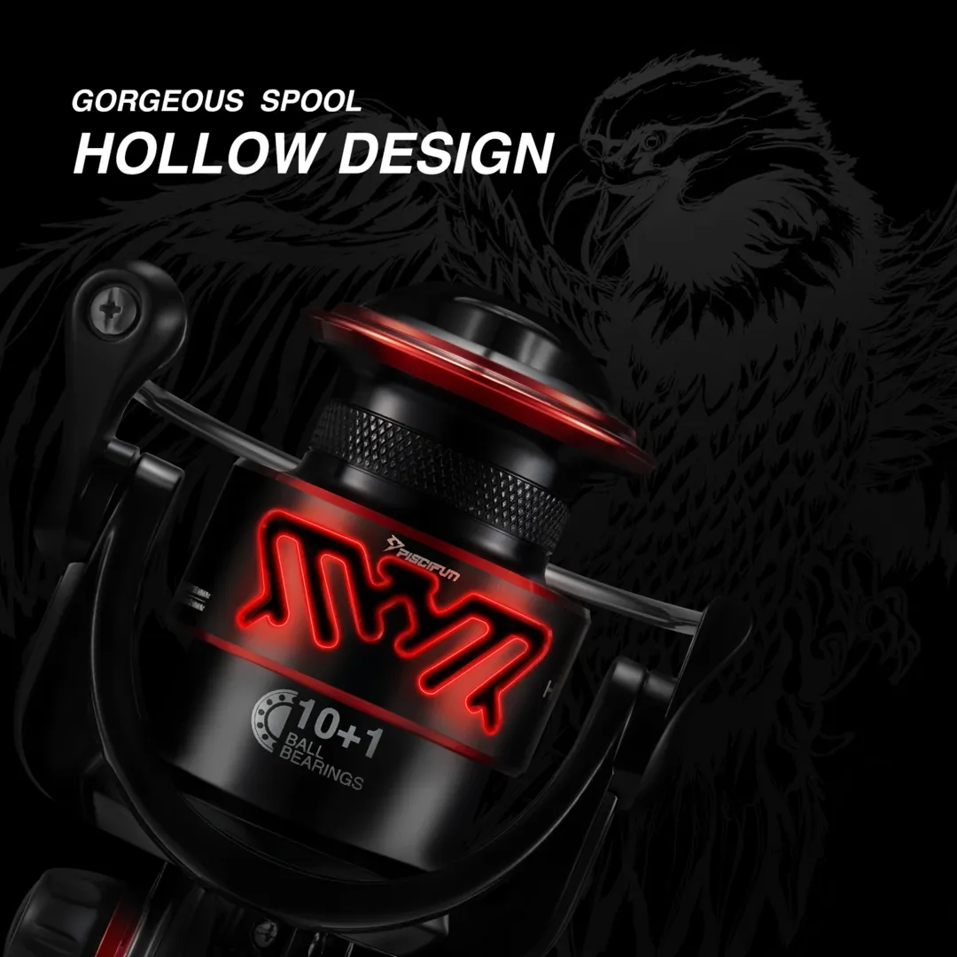 Ultra Smooth Powerful Carbon Fiber Spinning Reel