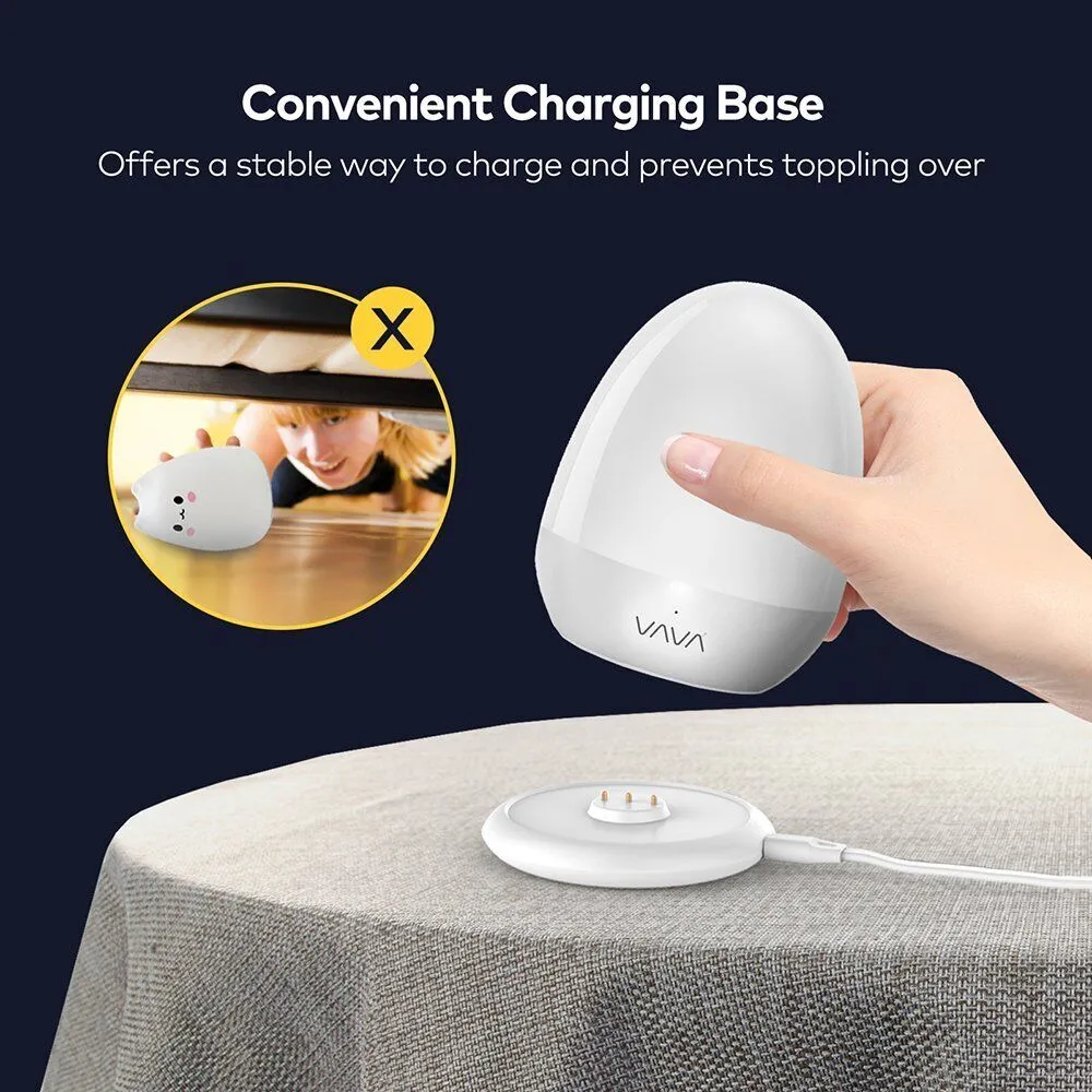 VAVA Eye Caring LED Baby Night Lights for Kids Table Lamp