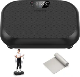 Vibration Plate Exercise Machine Weight Loss, Full Body Shaker Workout Vibration Plates Lymphatic Drainage, Stand Shake Vibrating Plate for Women Men 450 Lbs Capacity Fitness Platform