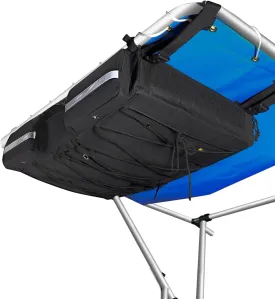 WATERWICH T-Top Storage Bag Compatible with Most T-Top Boats,Waterproof 600D Oxford-fabric Large Size T Bag for 6 Type II Life Jackets (Life Jackets not Included)