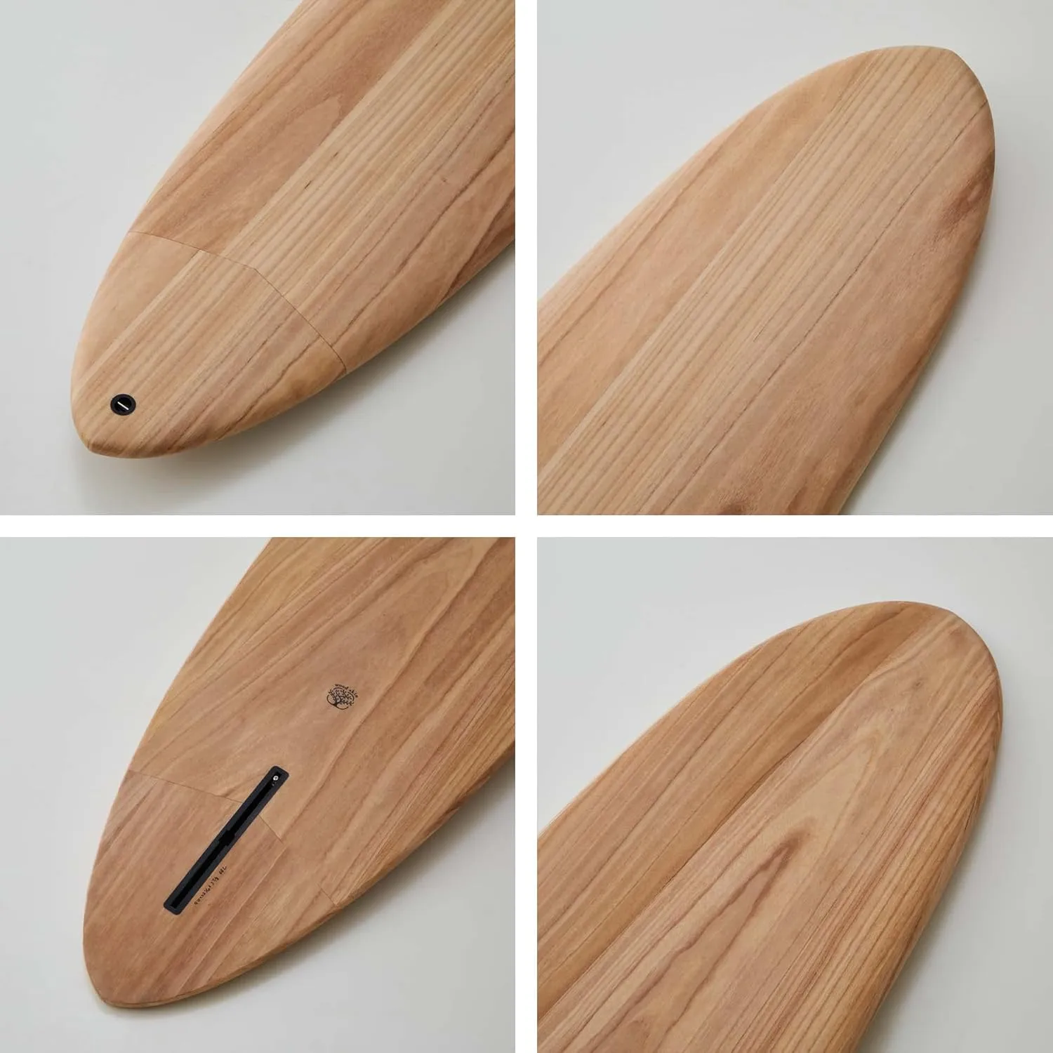 Wood Skin Surfboard Longboard LOG01, Durable and Light-Weight Structure