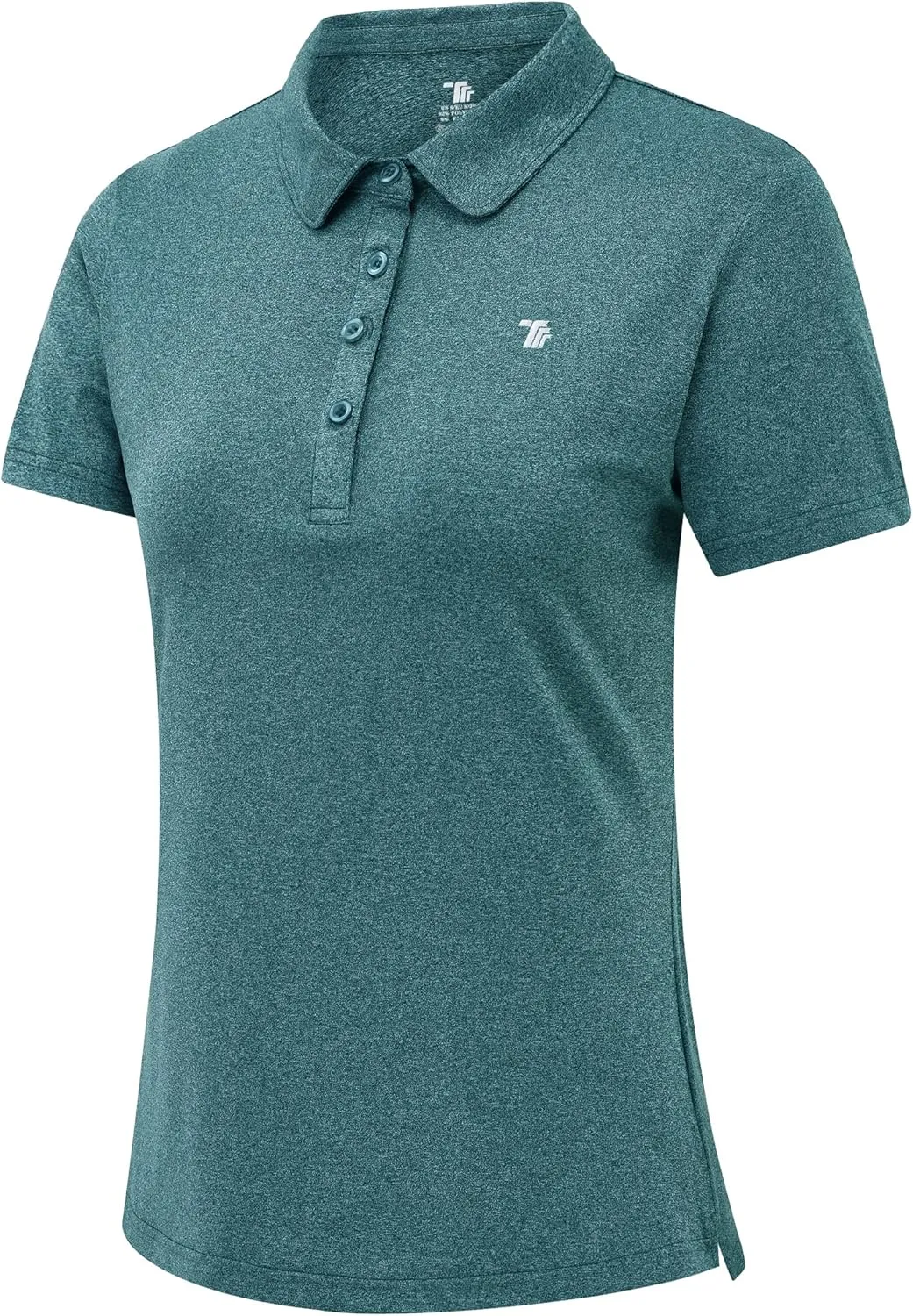 YSENTO Women Golf Shirts Clothes Dry Fit Short Sleeve Moisture Wicking Collared Polo Shirts Tops Apparel